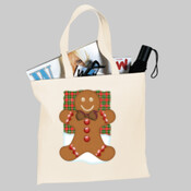 Gingerbread Man With Tartan Plaid