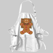 Gingerbread Man With Tartan Plaid